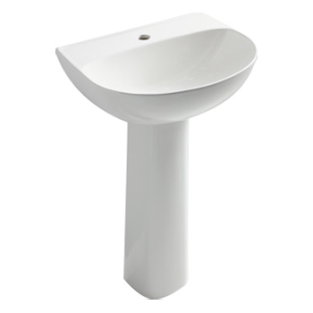 LAVABO Y PEDESTAL MANANTIAL BLANCO CORONA 5519021